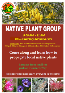 2018 Native Plant Group